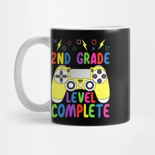 2nd Grade Level Complete Funny Gamer Shirt Last Day of School 2020 Graduation Mug